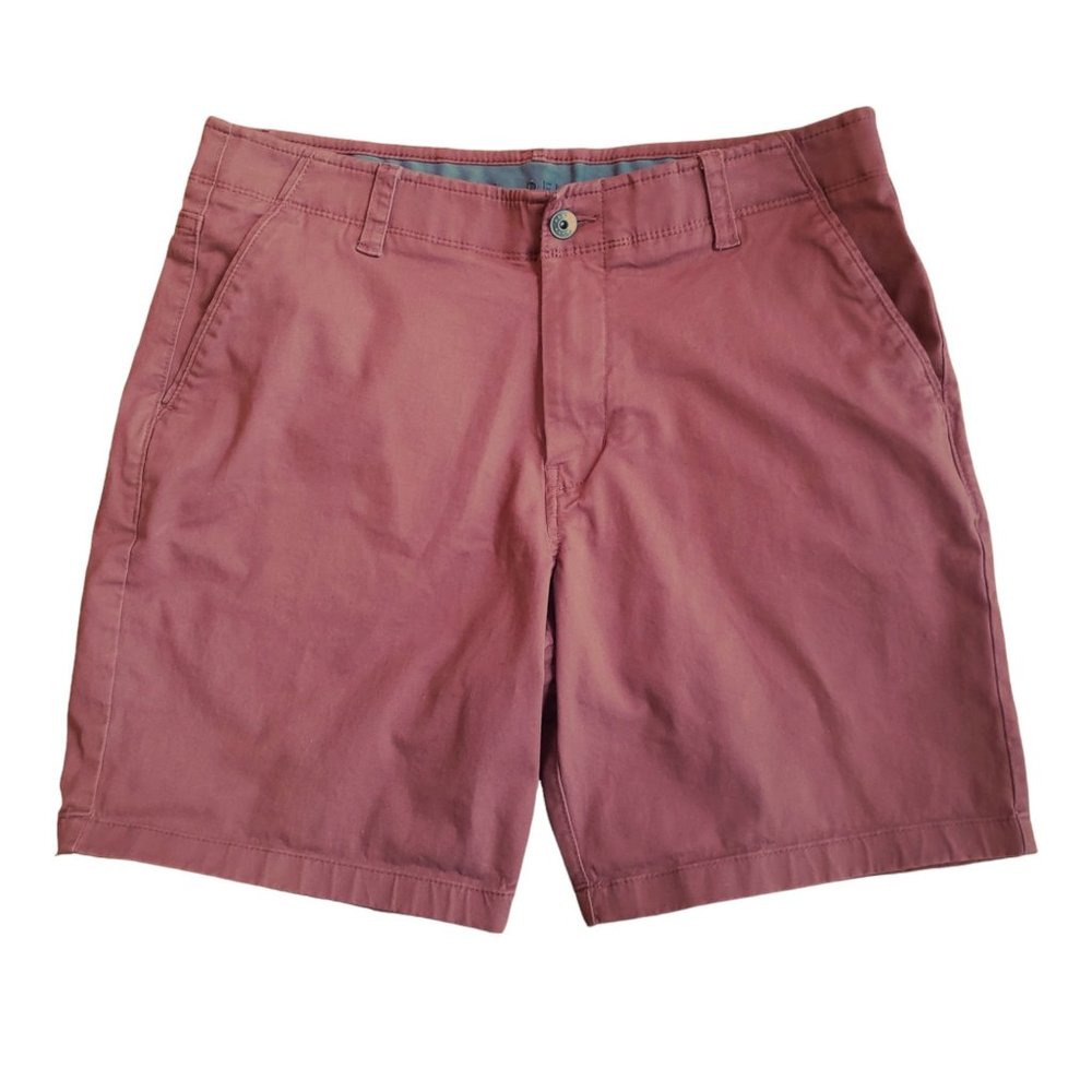 Men's Denver Hayes Chino Stretch Cotton Shorts-34 x 8